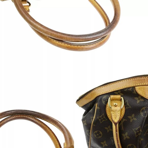 LOUIS VUITTON Tivoli PM Hand Bag Monogram Leather Brown France - Picture 9 of 16